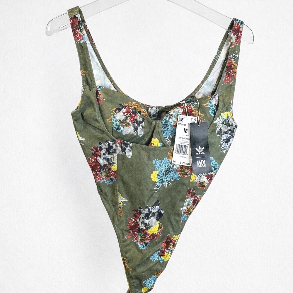 IVY PARK Adidas Floral Twill Bodysuit